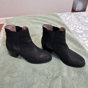 Yosi Samra Black Liberty Ankle Boot